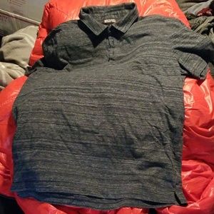 Michael Kors men's XL heathered dark gray polo